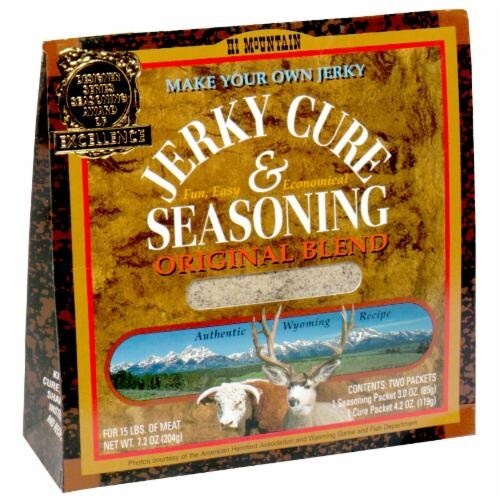 slide 1 of 1, Hi Mountain Jerky Cure & Seasoning Original Blend, 7.2 oz