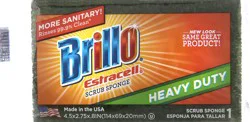 Brillo Estracell Scrub Sponge 1 Ct