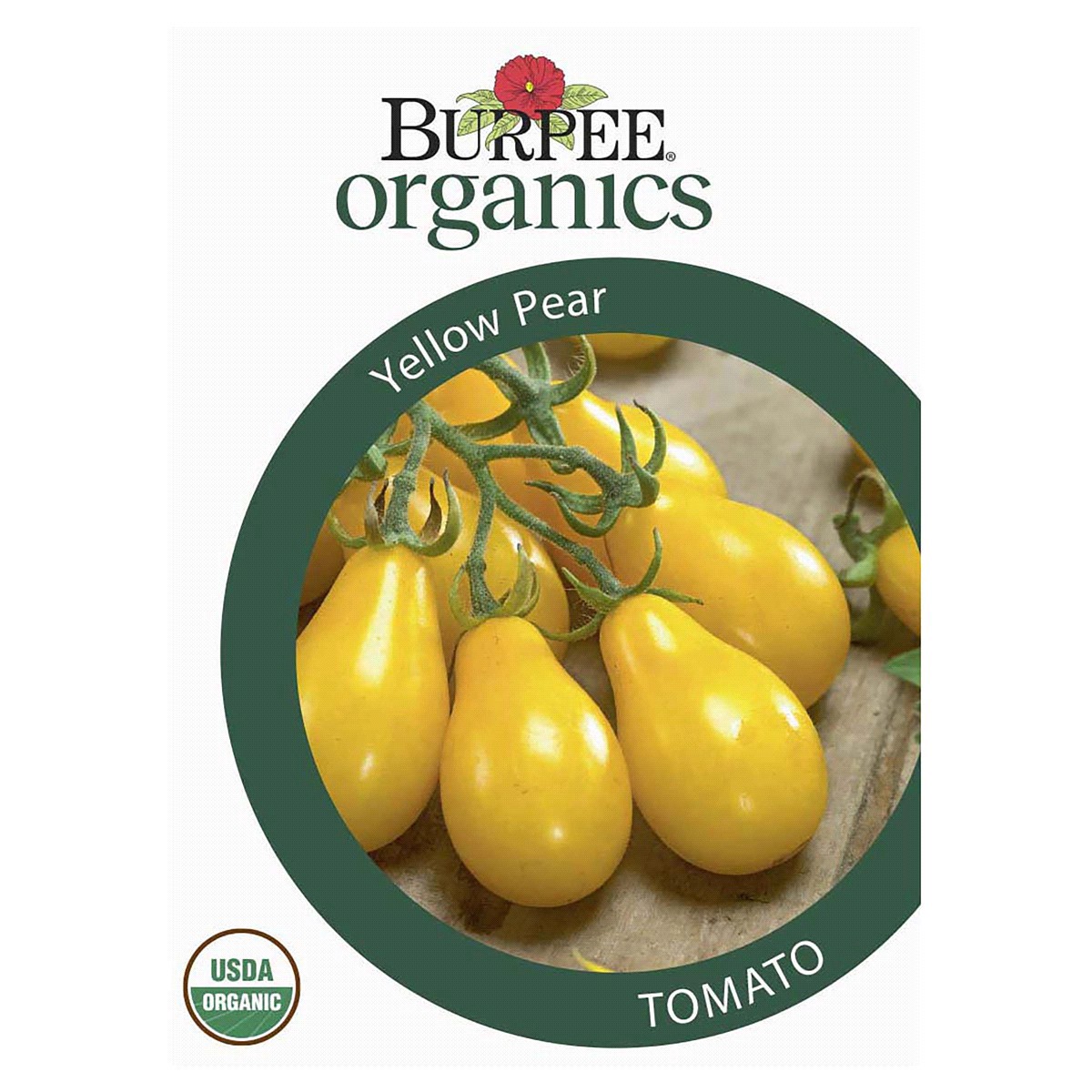 slide 1 of 5, Burpee Organic Yellow Pear Tomato, 1 ct