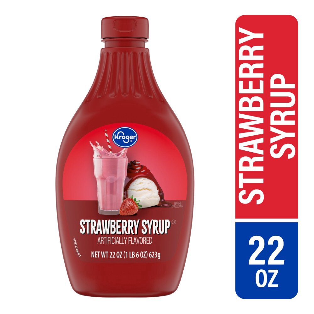 slide 2 of 2, Kroger Strawberry Syrup - 22 oz, 22 oz