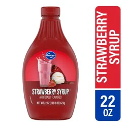 Kroger Strawberry Syrup - 22 oz