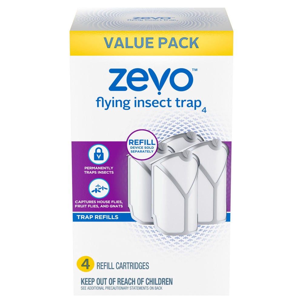 slide 1 of 1, Zevo Trap Refill Kit Twin Pack, 4 ct