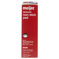 slide 3 of 9, Meijer Non-stick Medium Pads, 2"x3", 10 ct