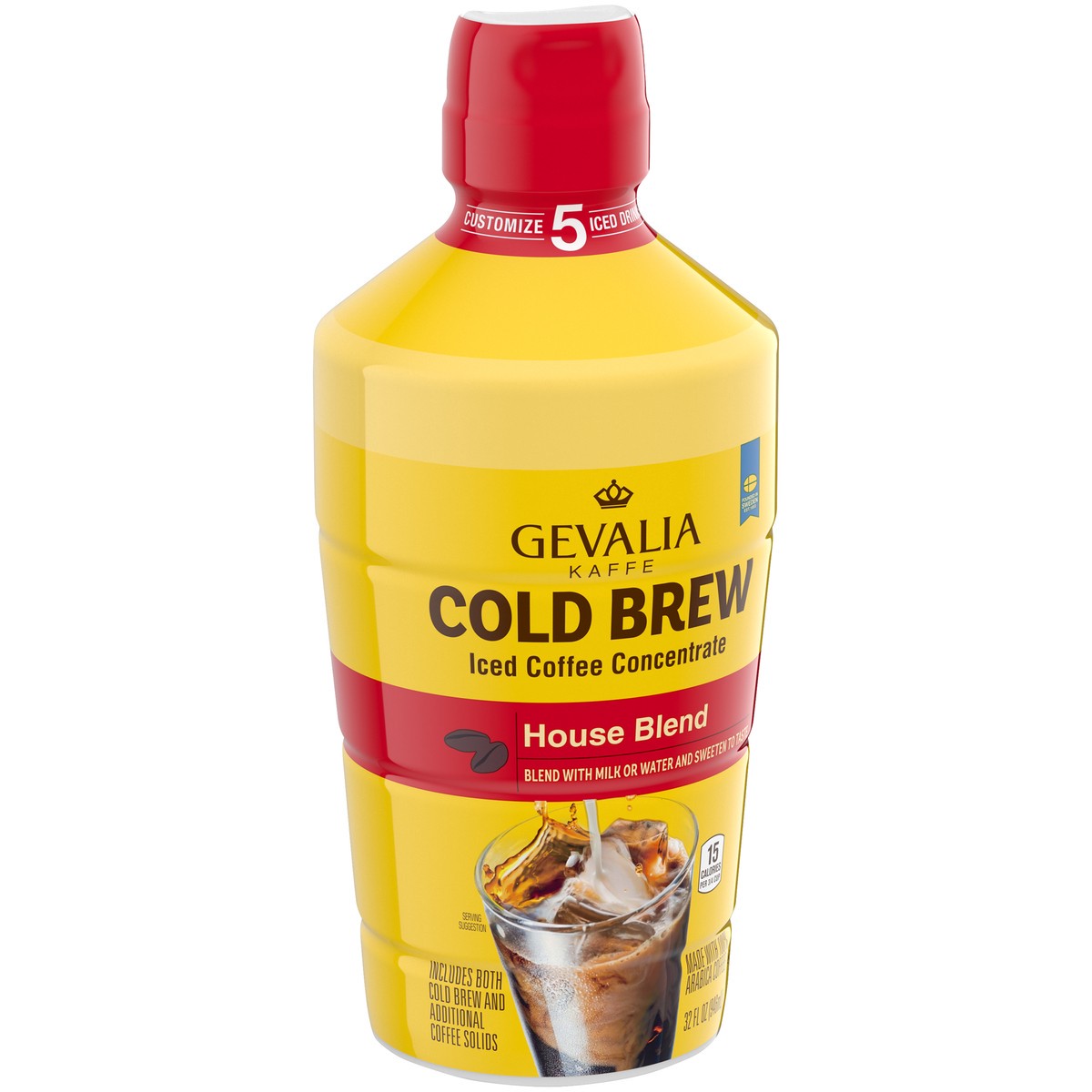 slide 4 of 14, Gevalia Cold Brew House Blend Concentrate Iced Coffee- 32 fl oz, 32 fl oz