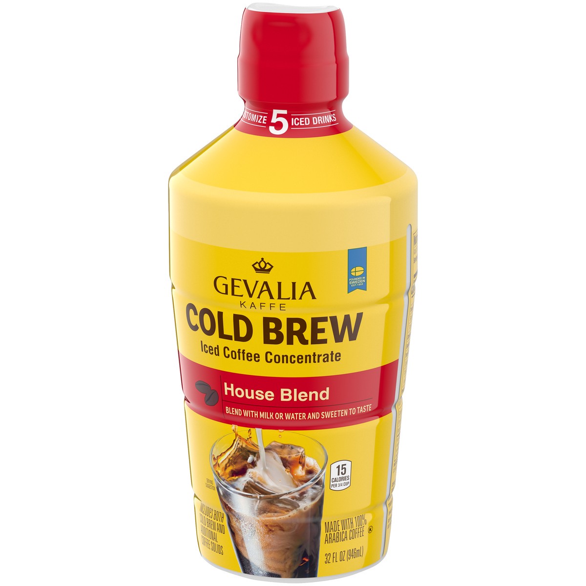 slide 9 of 14, Gevalia Cold Brew House Blend Concentrate Iced Coffee- 32 fl oz, 32 fl oz