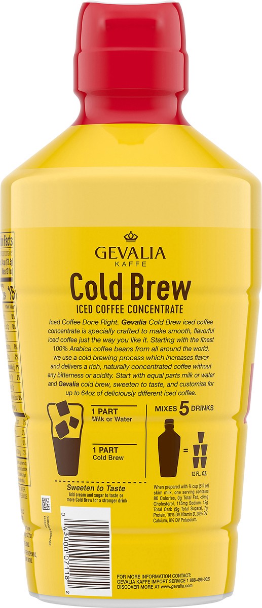 slide 3 of 14, Gevalia Cold Brew House Blend Concentrate Iced Coffee- 32 fl oz, 32 fl oz