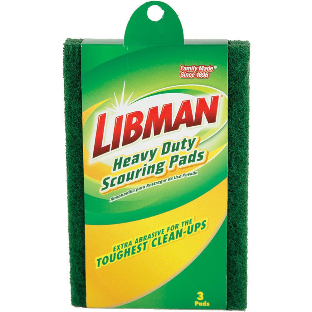 slide 1 of 2, Libman Heavy Duty Scouring Pads, 3 ct