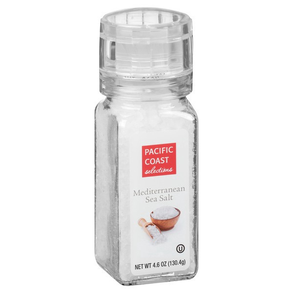 slide 1 of 1, Pacific Coast Selections, Sea Salt, Mediterranean, 4.6 oz