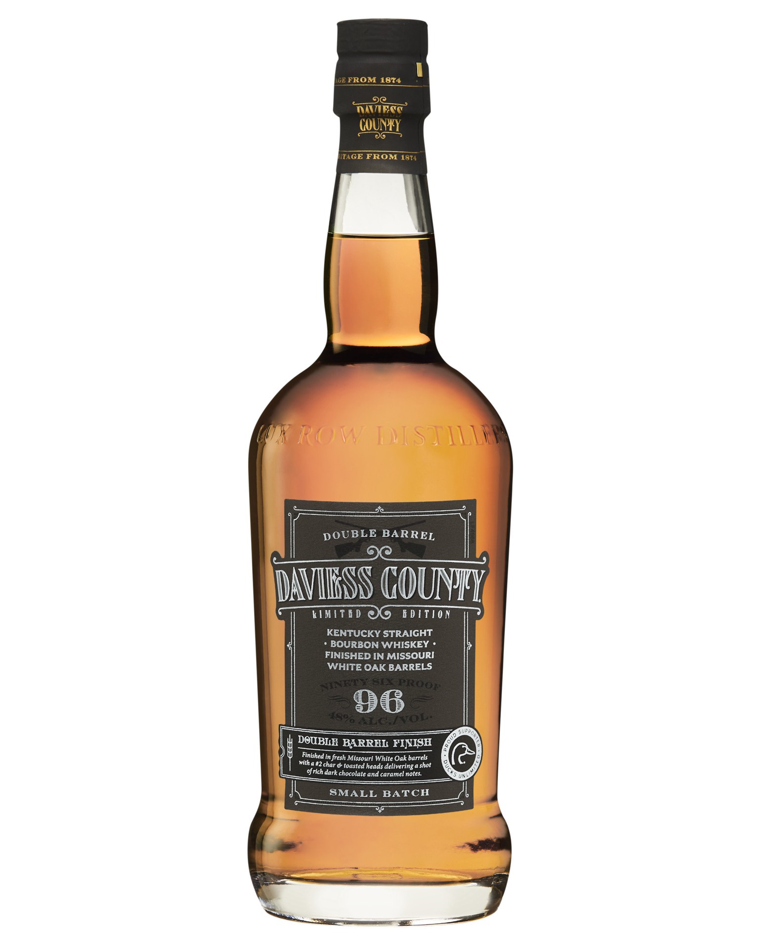 slide 1 of 1, Daviess County Kentucky Straight Bourbon Whiskey Double Barrel Finish, 750ML, 750 ml