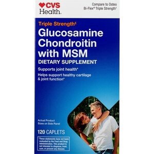 slide 1 of 1, CVS Health Glucosamine Chondroitin With Msm Caplets, 120 Ct, 1 ct