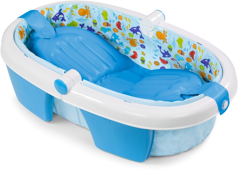 slide 1 of 1, Summer Infant Foldaway Baby Bath Tub, 1 ct