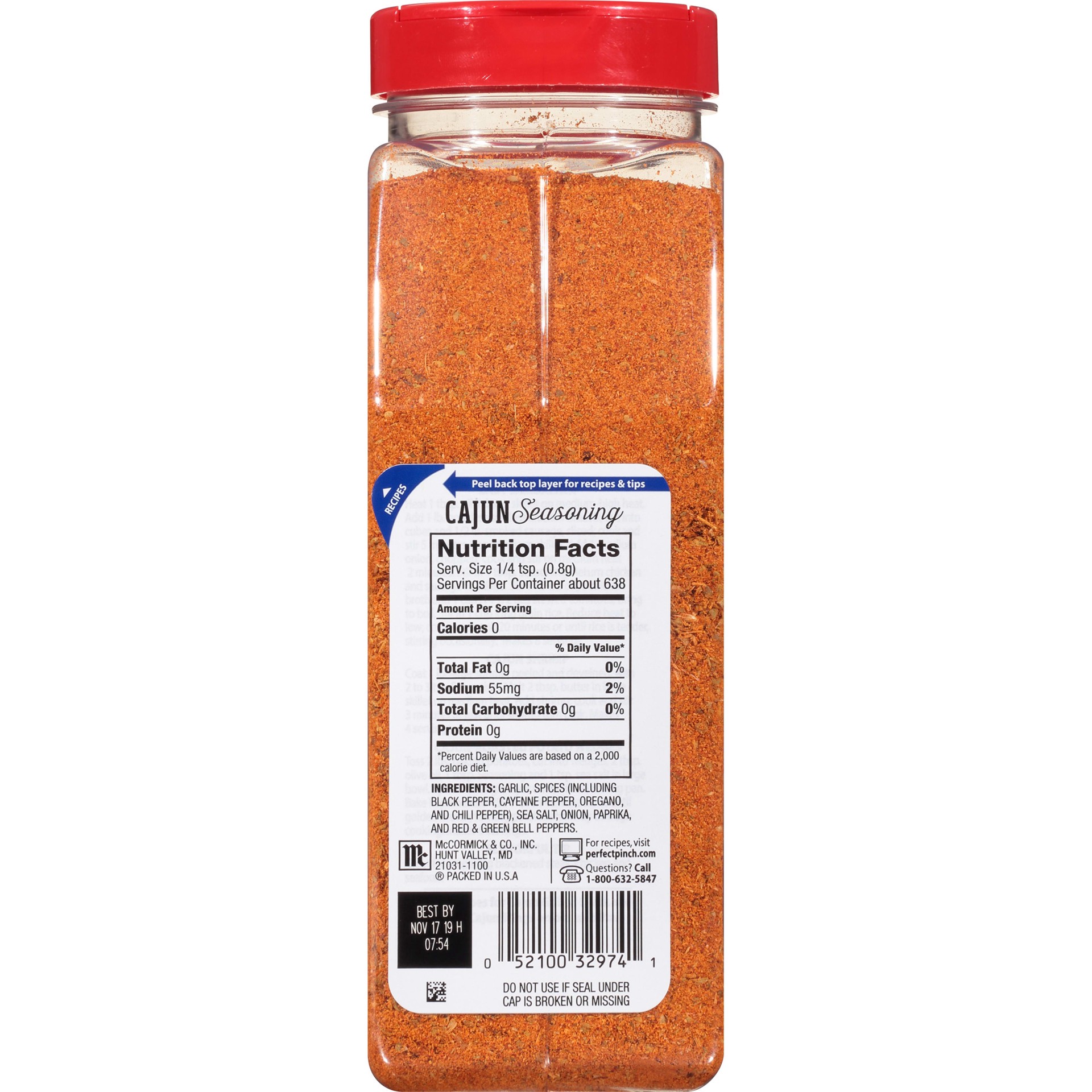 Big Size McCormick Cajun & Bayou Cajun Seasoning – 18 Oz & 21 Oz – Perfect For Grilling And Broiling
