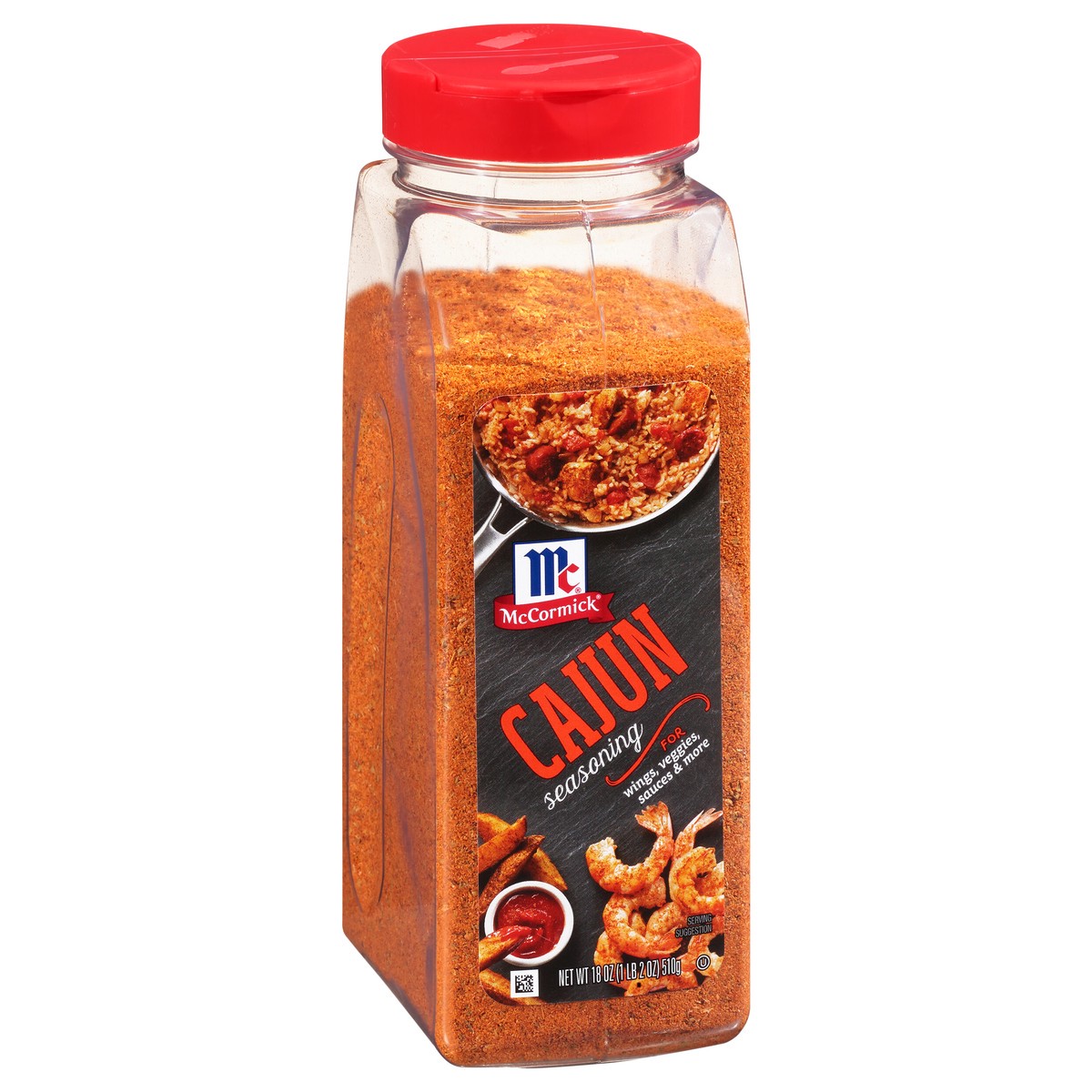 slide 4 of 12, McCormick Perfect Pinch Cajun Seasoning, 18 oz, 18 oz