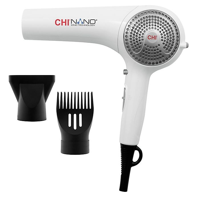 slide 2 of 3, CHI Nano Hair Dryer - White, 1 ct