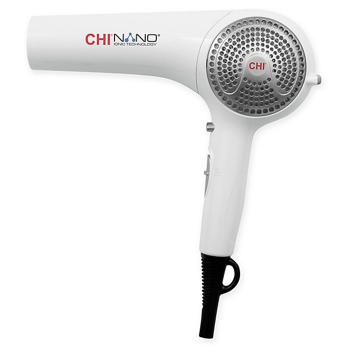 slide 1 of 3, CHI Nano Hair Dryer - White, 1 ct