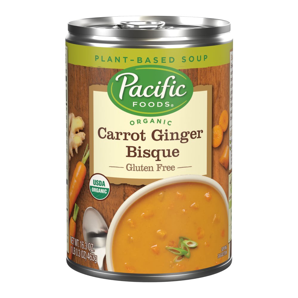 slide 1 of 1, Pacific Foods Organic Carrot Ginger Bisque 16.3 oz, 16.3 oz