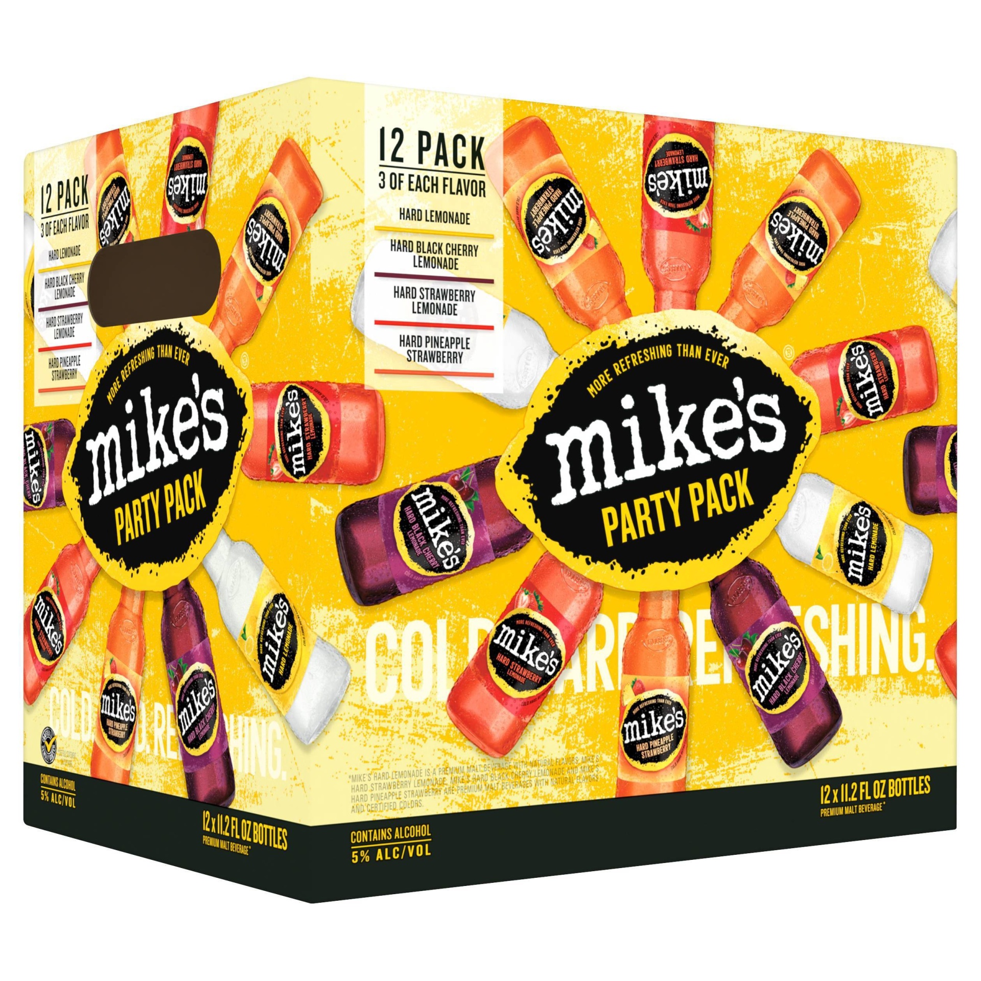 slide 1 of 5, Mike's Hard Party Pack, 12 ct; 11.2 oz