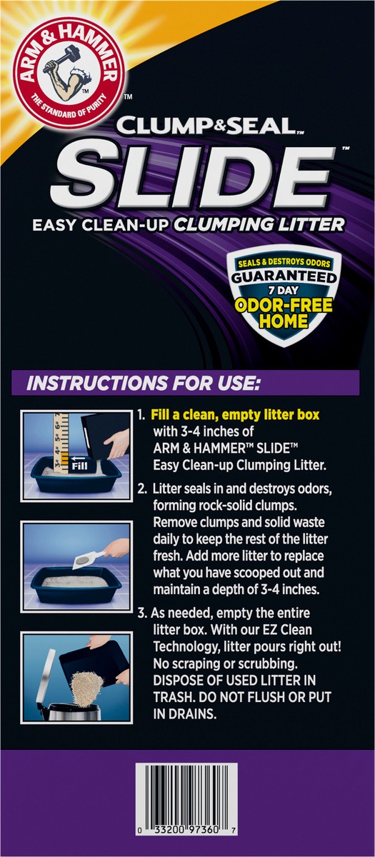 slide 2 of 9, ARM & HAMMER Slide Easy Cleanup Multicat Clumping Cat Litter, 28 lb