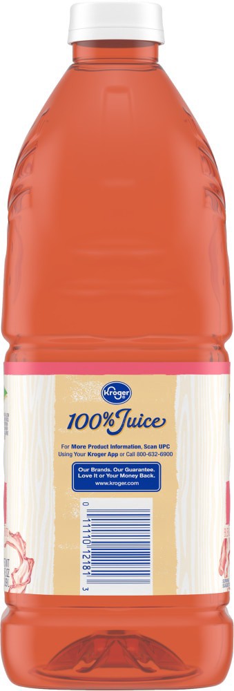 slide 3 of 4, Kroger 100% Ruby Red Grapefruit Juice Bottle - 64 fl oz, 64 fl oz
