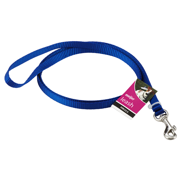 slide 1 of 1, Meijer Dog Leash, Blue, Small, 1 ct