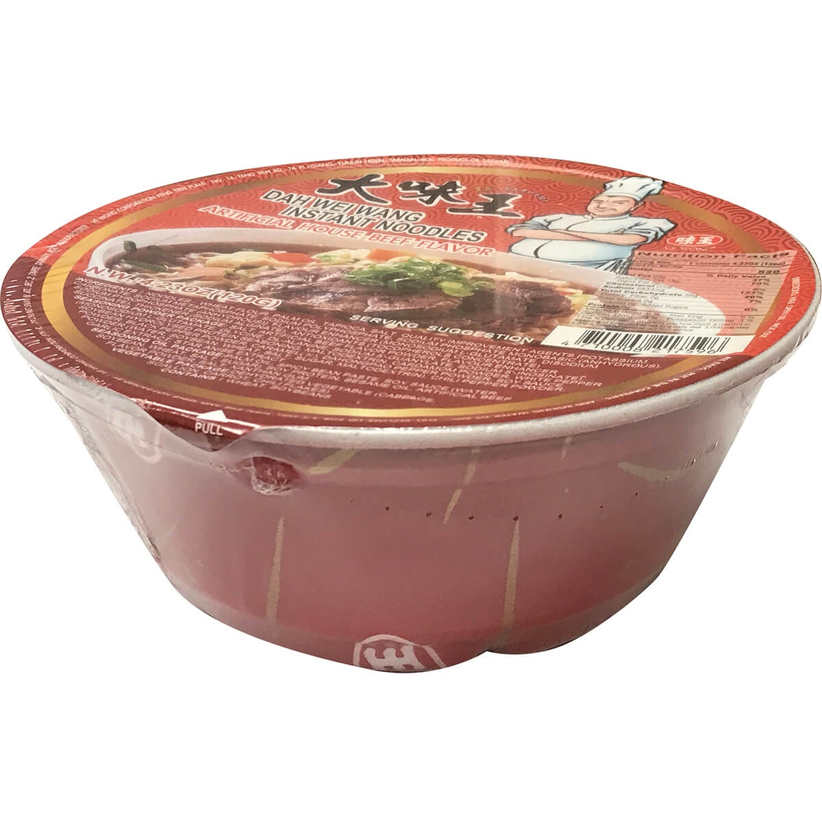 slide 1 of 1, Ve Wong Big Bowl Instant Noodle House Beef, 1 ct