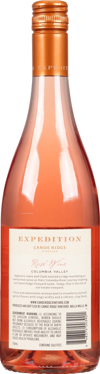 slide 5 of 11, Canoe Ridge Expedition Columbia Valley Rose 750 ml, 750 ml
