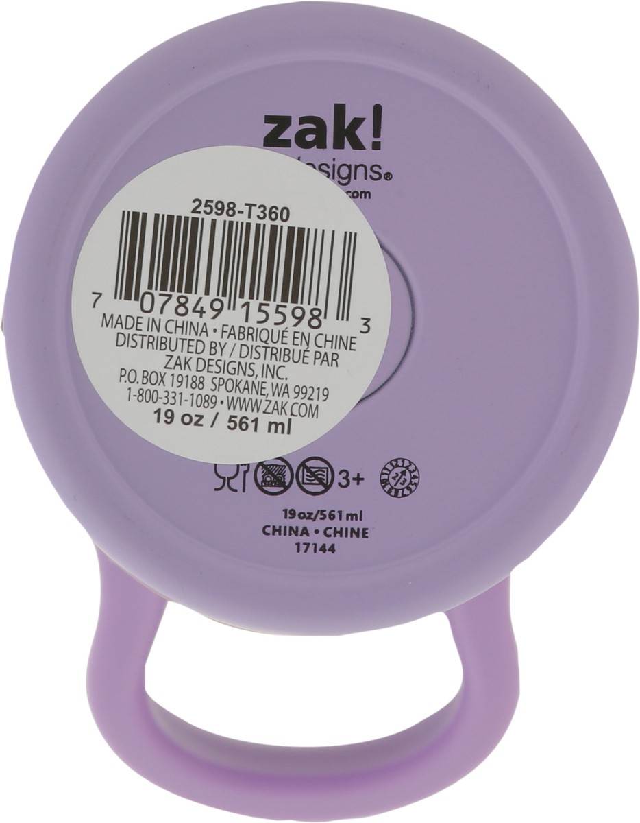 slide 4 of 9, Zak! Designs Zak Designs, Inc. Zak Riverside Stainless Steel Lavender 19Oz, 19 oz