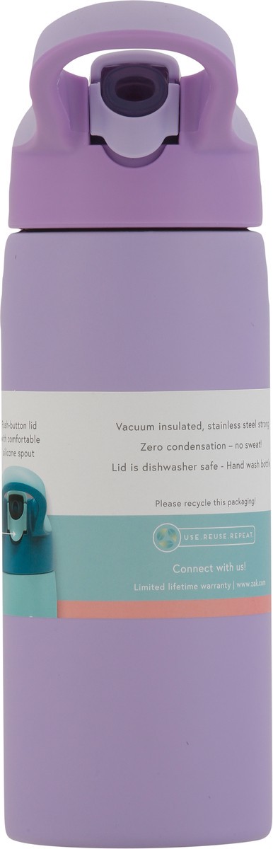 slide 5 of 9, Zak! Designs Zak Designs, Inc. Zak Riverside Stainless Steel Lavender 19Oz, 19 oz