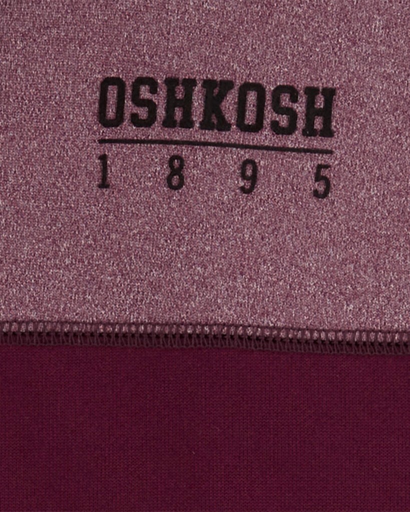 slide 2 of 3, Kid OshKosh Logo Zip Jacket Maroon 8, 1 ct