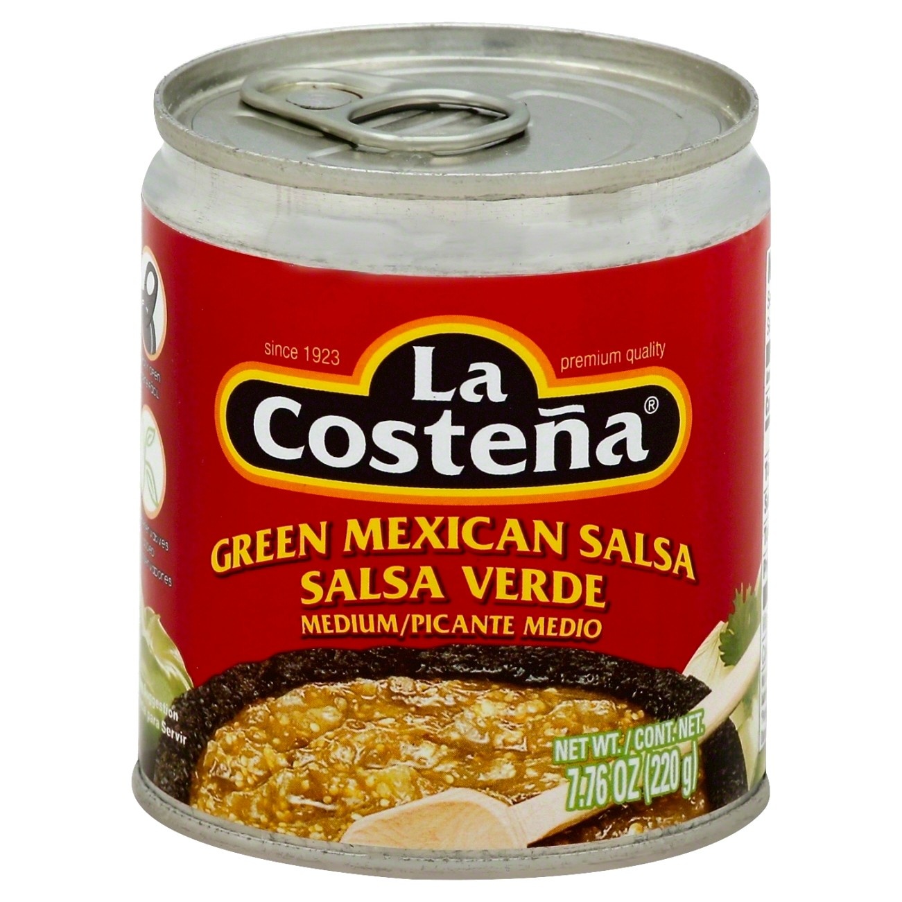 slide 1 of 1, La Costena Green Mexican Salsa Medium, 7.76 oz
