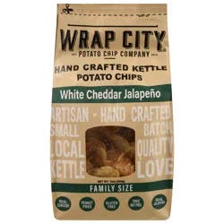 Wrap City White Cheddar Jalapeno Kettle Potato Chips