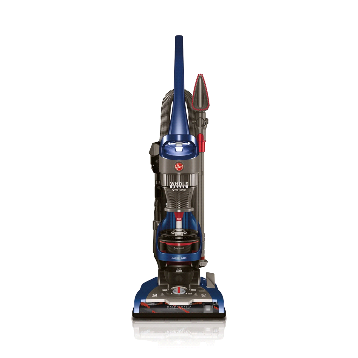slide 1 of 5, Hoover WindTunnel 2 Whole House Rewind Upright Vacuum - UH71250, 1 ct