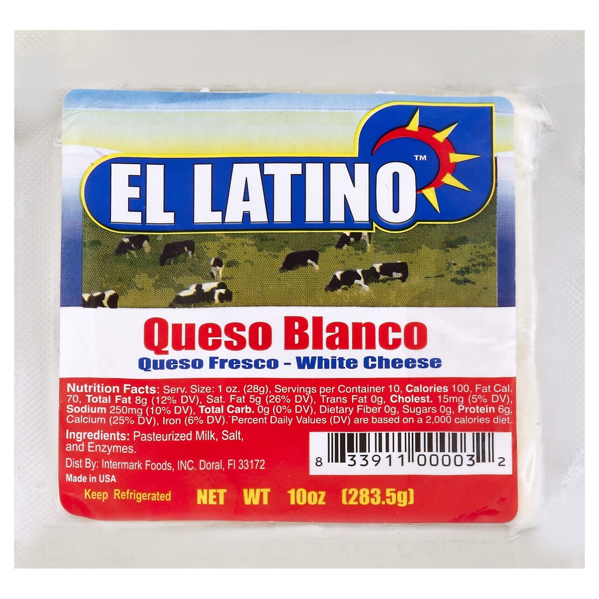 slide 4 of 6, El Latino Cheese 10 oz, 10 oz