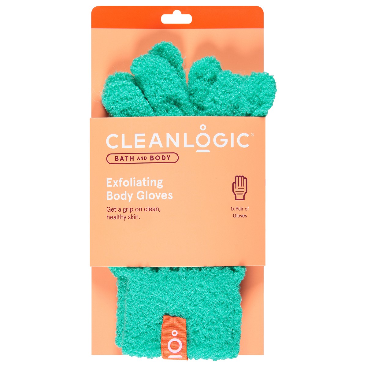 slide 1 of 9, Cleanlogic Bath Body Exf Gloves, 1 ct