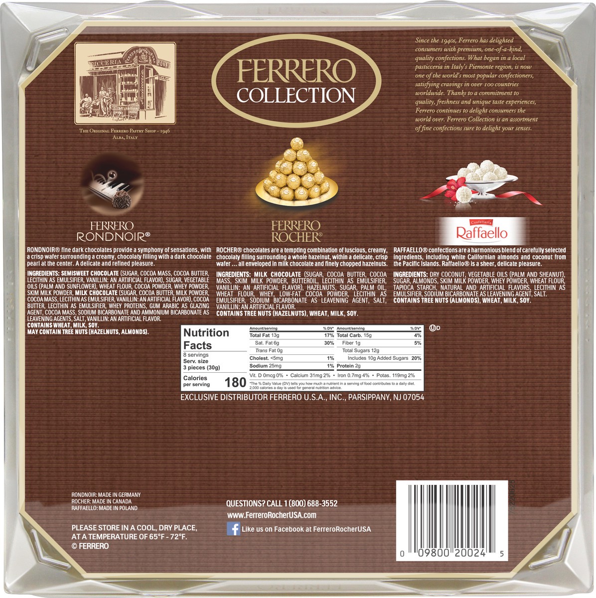 slide 2 of 3, Ferrero Collection Fine Assorted Confections Chocolates 9.1 oz, 9.1 oz