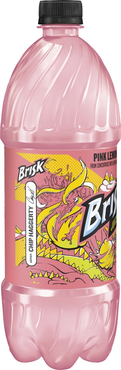 slide 2 of 4, Brisk Pink Lemonade Juice Drink, 1 liter