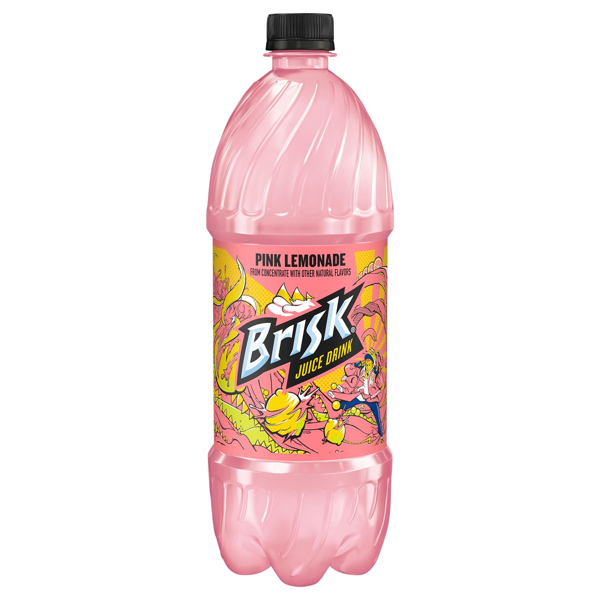 slide 1 of 4, Brisk Pink Lemonade Juice Drink, 1 liter