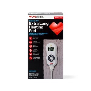 slide 1 of 1, CVS Health Series 700 Extra Long Heating Pad, 1 ct