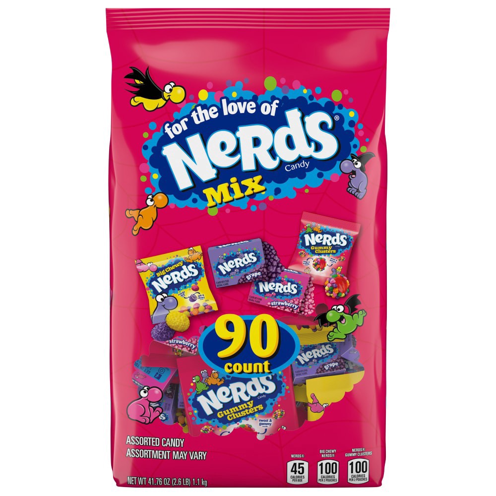 slide 3 of 4, Nerds Variety Mix Halloween 90ct - 41.76 oz, 41.76 oz