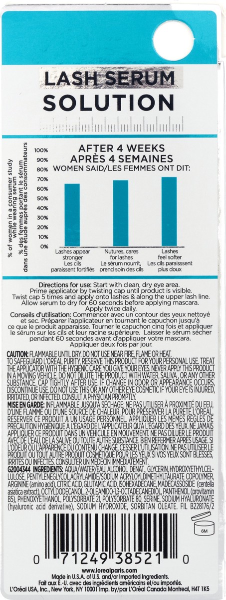 slide 3 of 9, L'Oréal Lash Serum Solution 0.05 oz, 0.05 oz