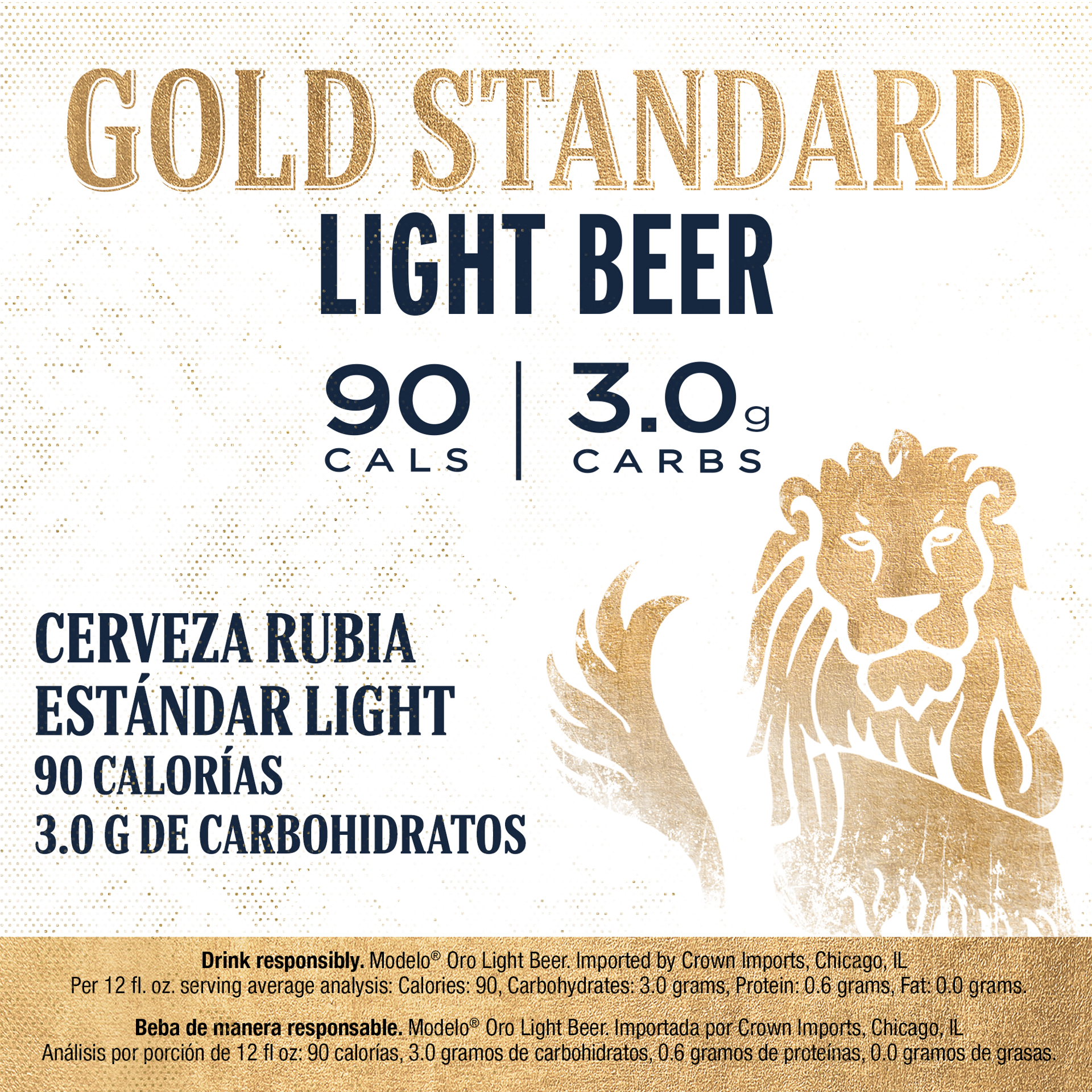slide 6 of 7, Modelo Oro Mexican Lager Import Light Beer, 12 fl. oz. Single Beer Can, 4.0% ABV, 12 fl oz