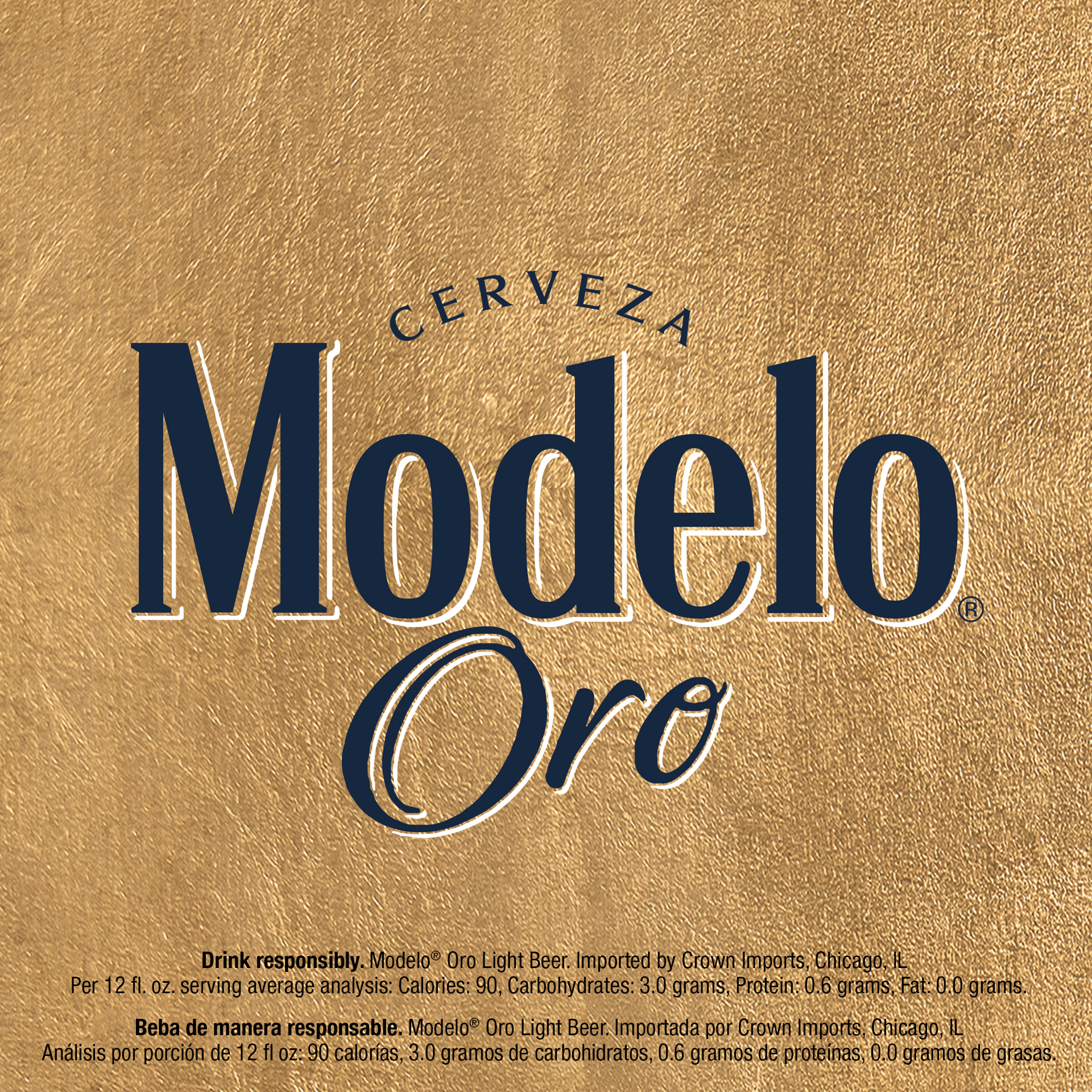 slide 4 of 7, Modelo Oro Mexican Lager Import Light Beer, 12 fl. oz. Single Beer Can, 4.0% ABV, 12 fl oz