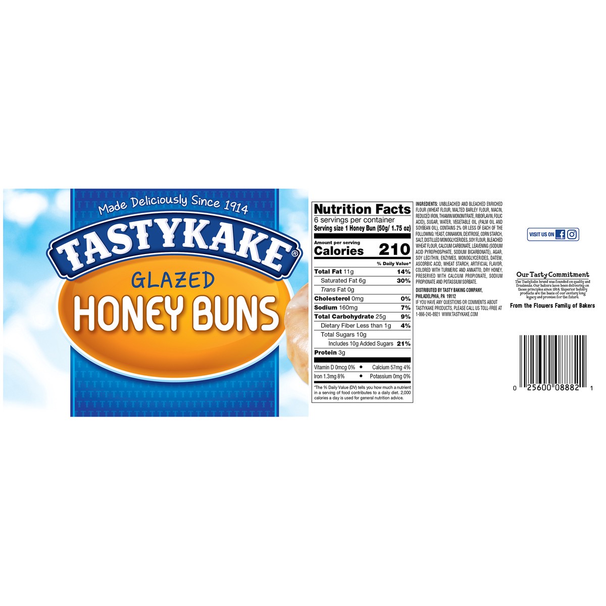 slide 3 of 11, Tastykake Glazed Honey Buns 6-1.75 oz. Packs, 6 ct