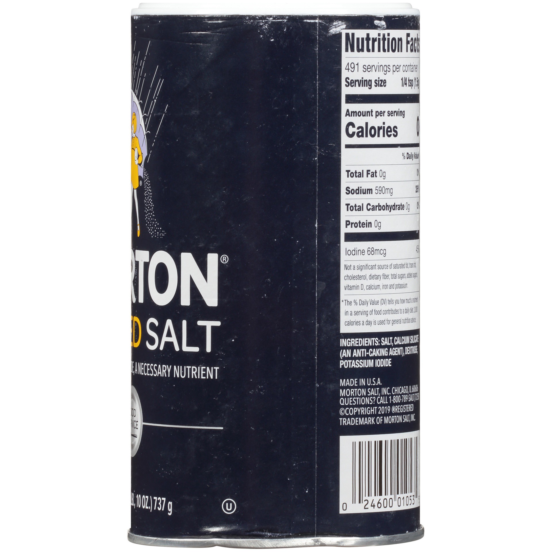 slide 4 of 9, Morton IODIZED Salt 26 oz, 26 oz