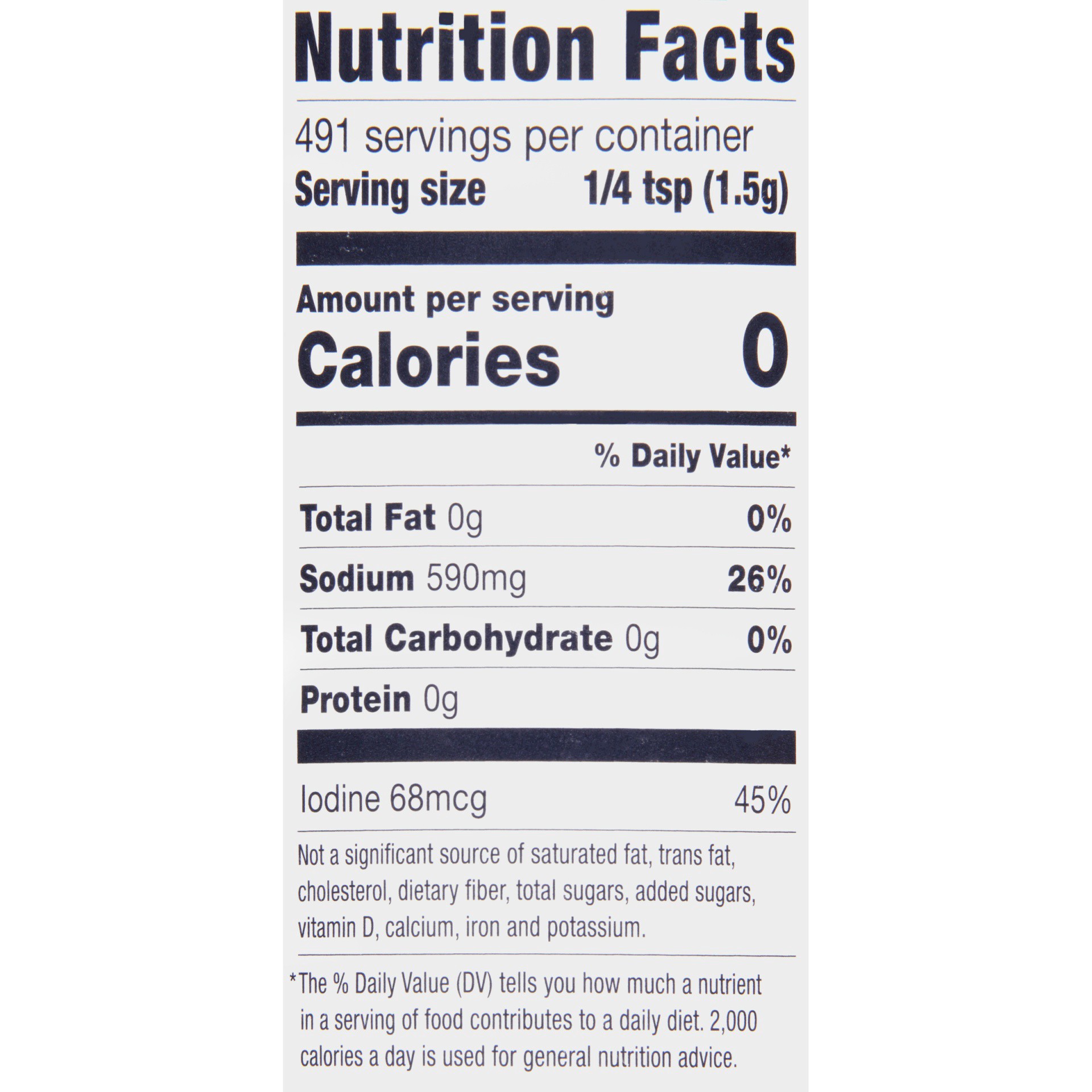 slide 9 of 9, Morton IODIZED Salt 26 oz, 26 oz