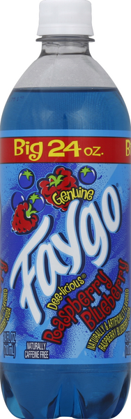 slide 1 of 1, Faygo Raspberry Blueberry Soda, 24 oz