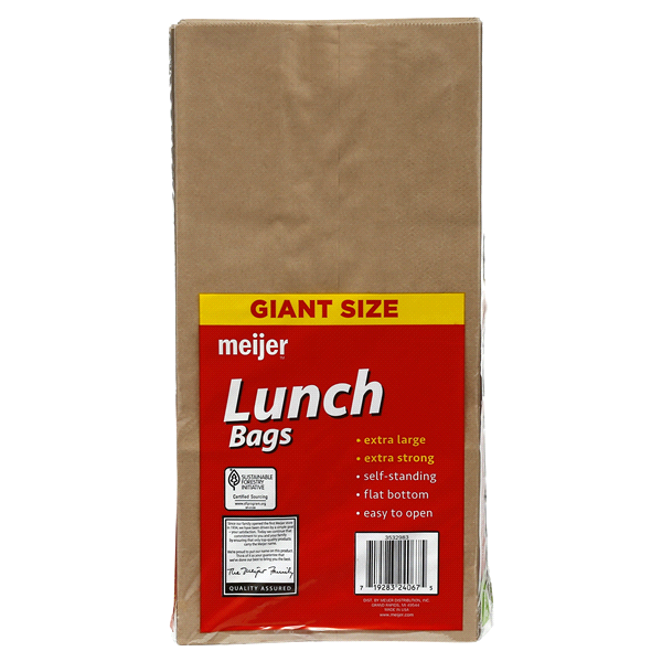 slide 4 of 5, Meijer Lunch Bags, Giant, 50 bags, 50 CT     