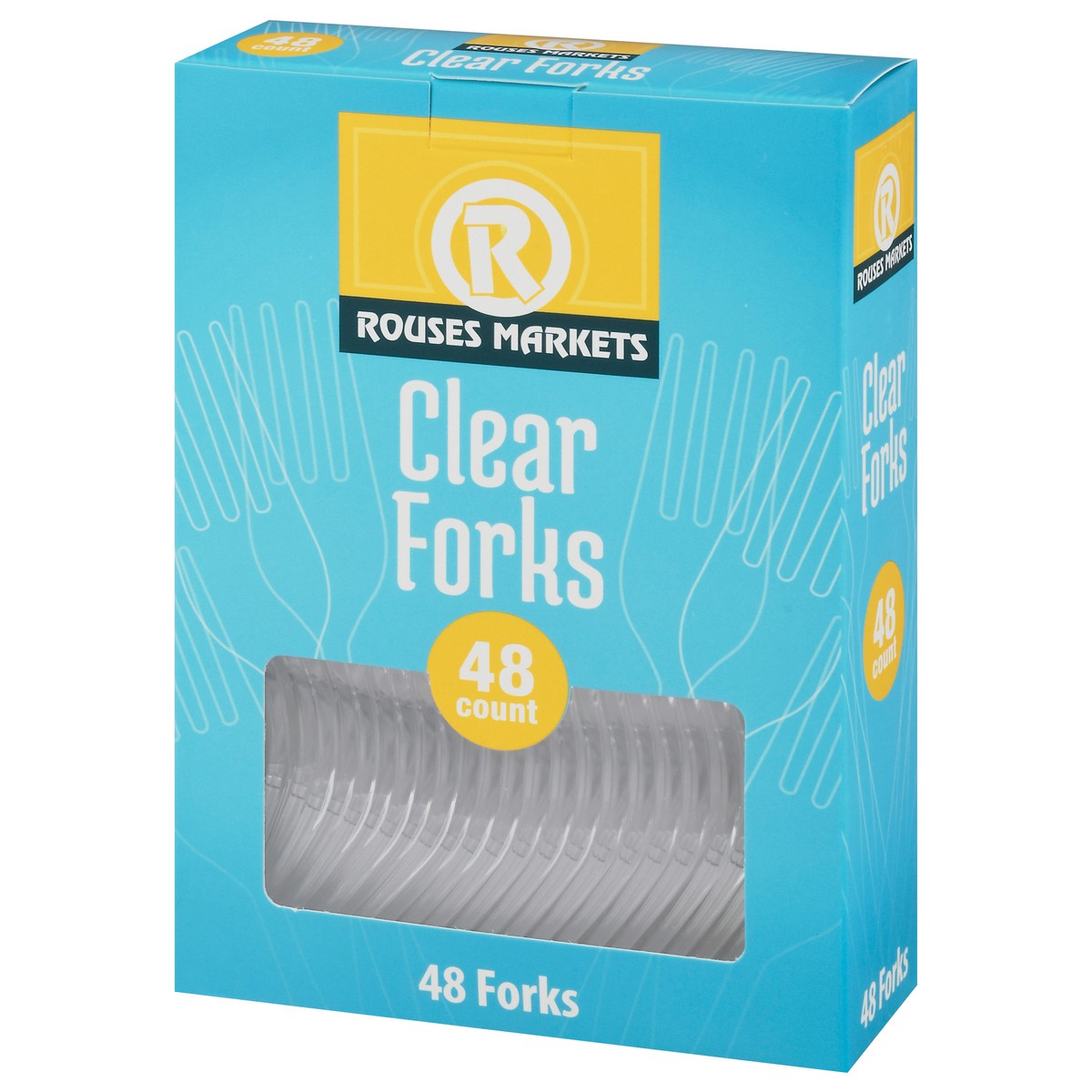 slide 3 of 9, Rouses Markets Rous Crystal Fork, 48 ct