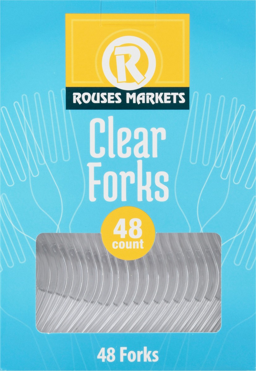 slide 6 of 9, Rouses Markets Rous Crystal Fork, 48 ct