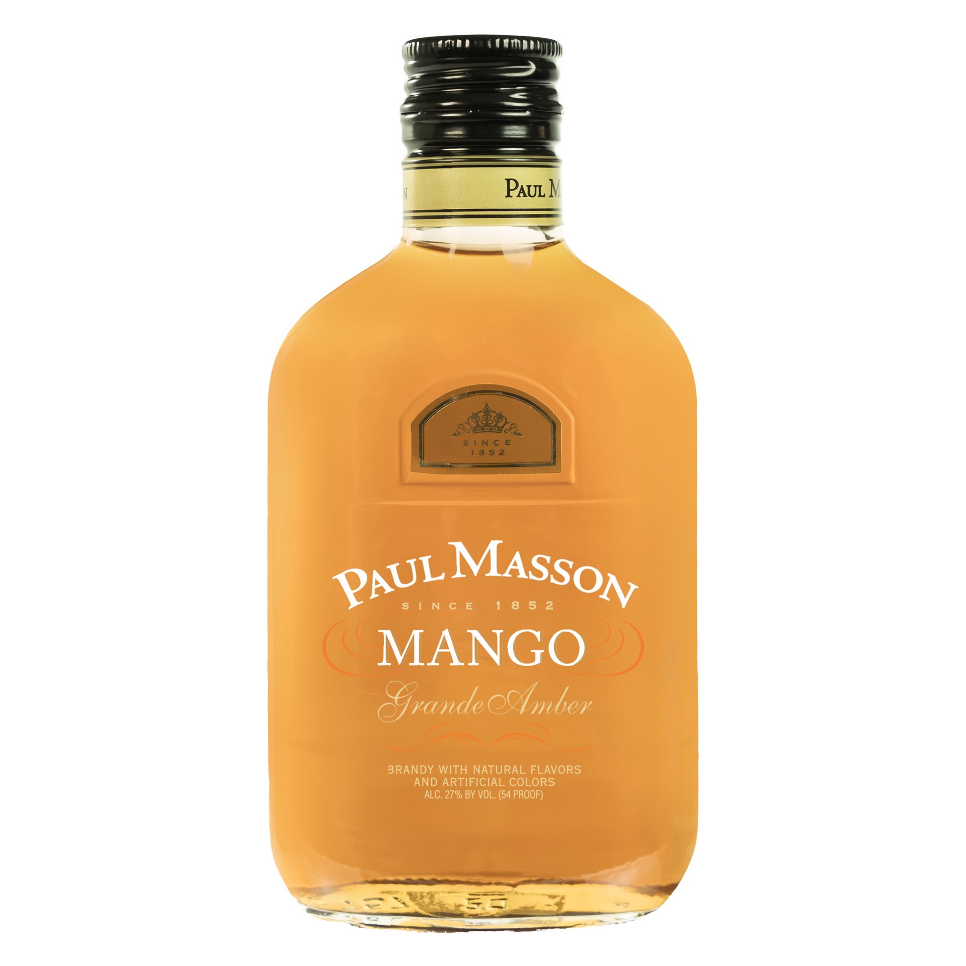 slide 1 of 2, Paul Masson Mango Grande Amber Brandy, 200 ml